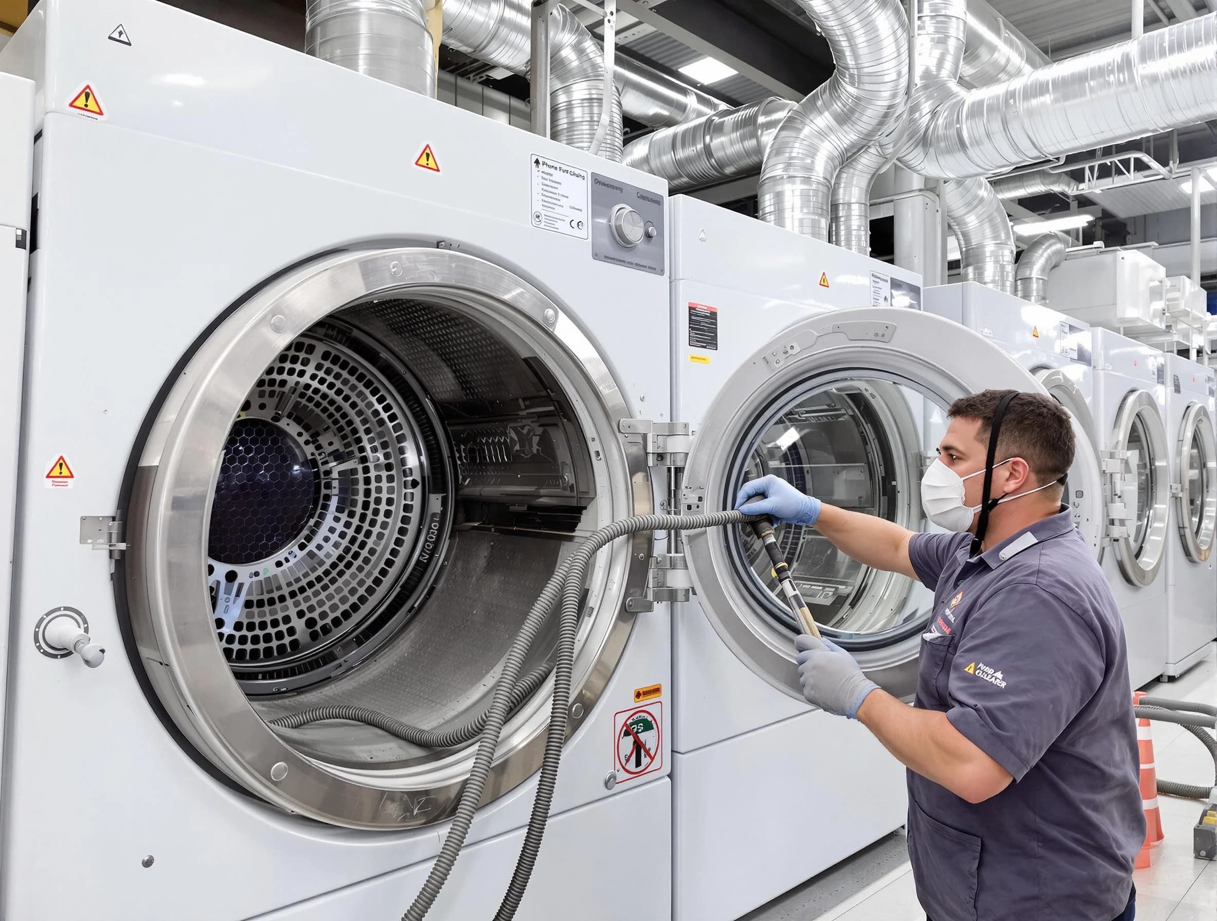 Industrial-grade dryer vent cleaning by Milton Dryer Vent Cleaning in Milton