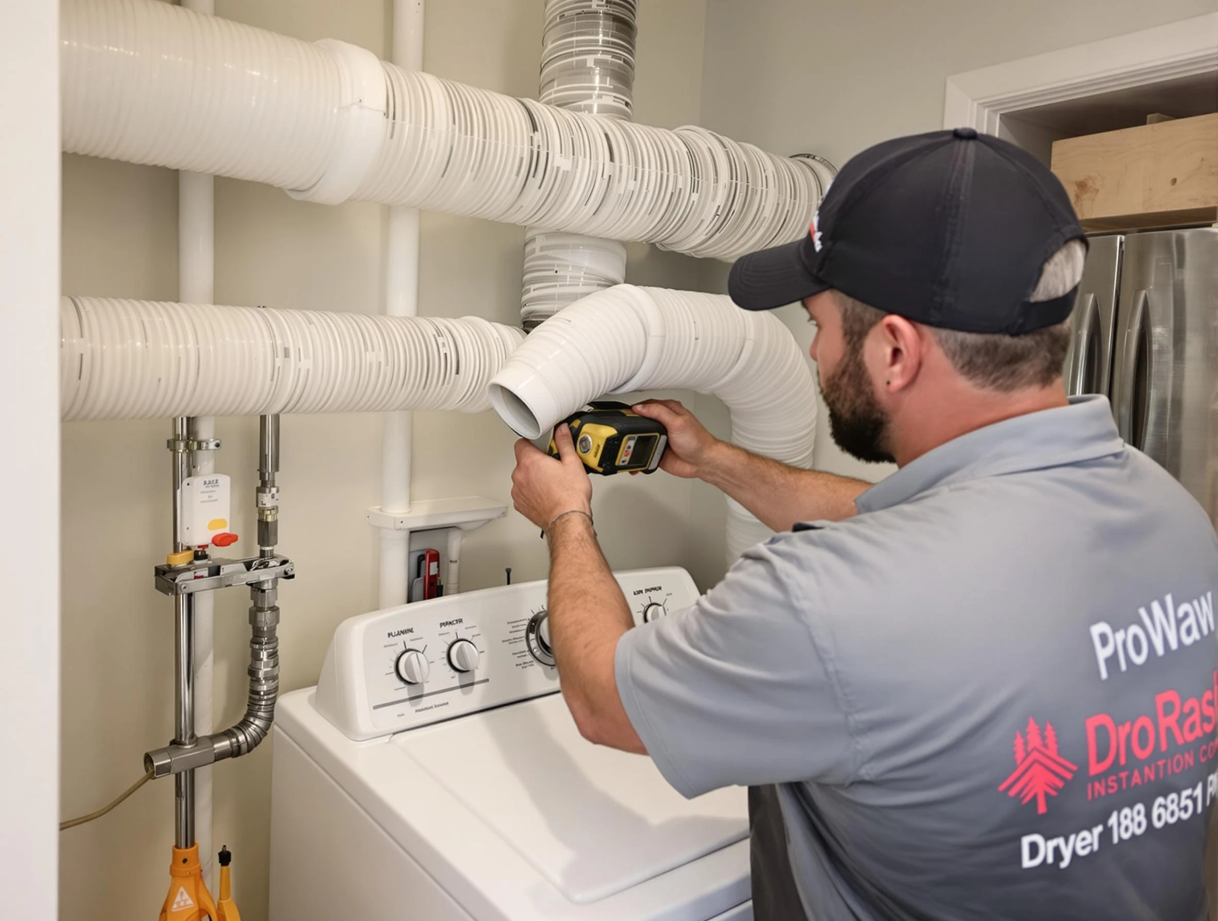 Professional dryer vent hose installation by Milton Dryer Vent Cleaning in Milton